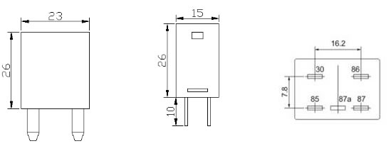 EXTERNAL DIMENSIONS